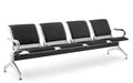 BENCH Basic NEGRA Espera 4 Plazas | IPEG GROUP