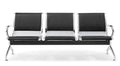 BENCH PLUS Negra Espera 3 Plazas | IPEG GROUP