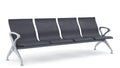 BENCH PU Gris Espera 4 Plazas | IPEG GROUP